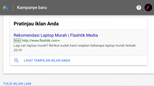 cara beriklan di google ads