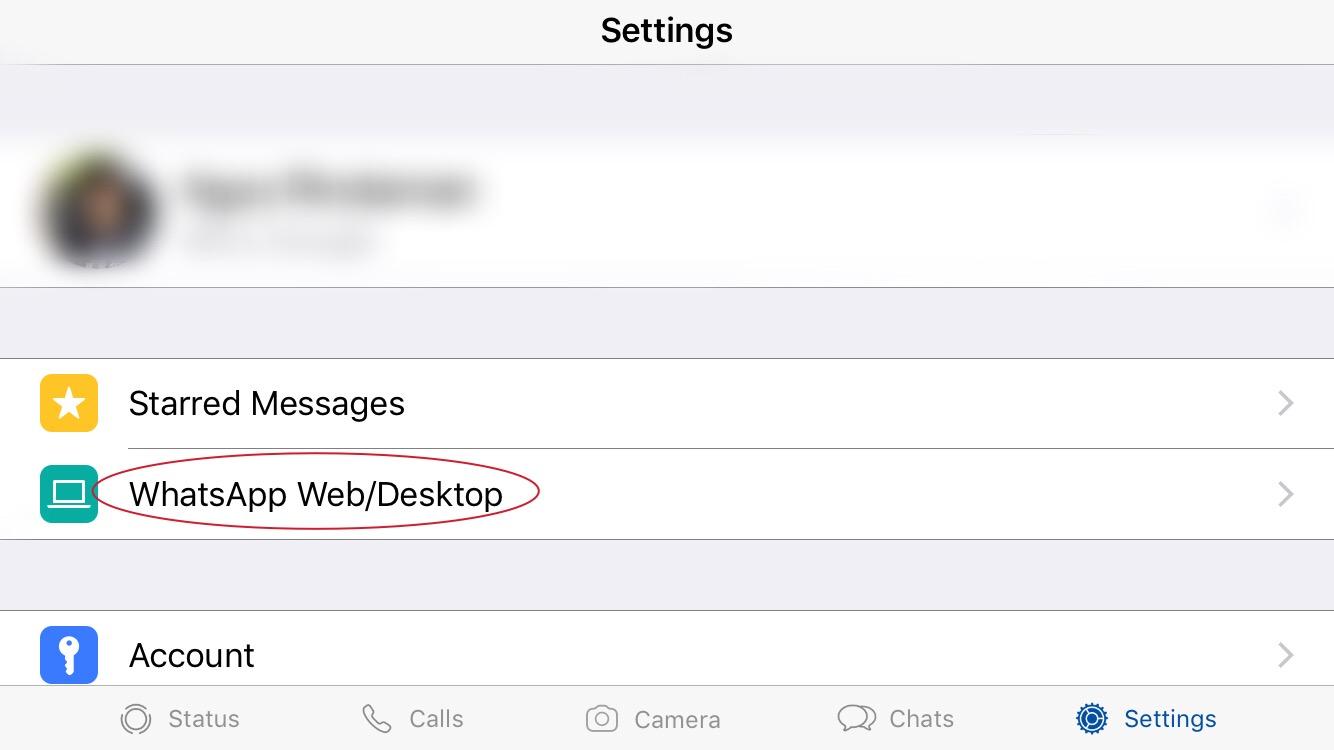 Cara login wa web di iphone