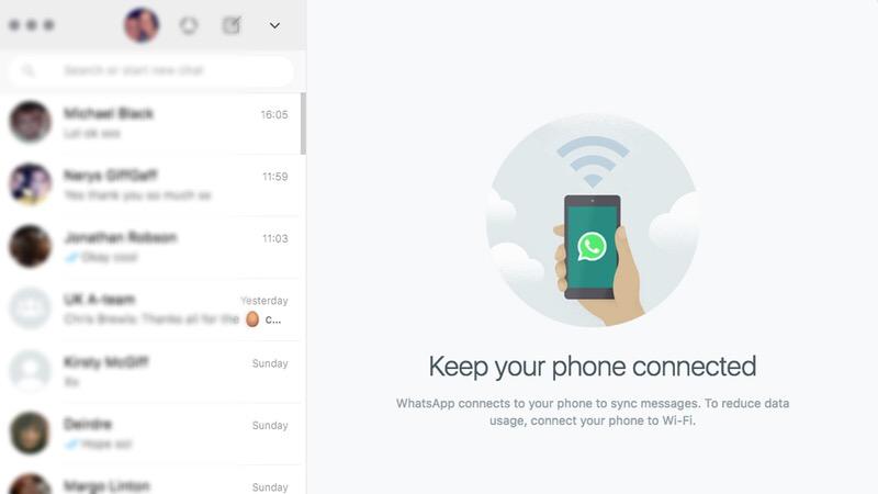 Menghubungkan whatsapp web di iPhone