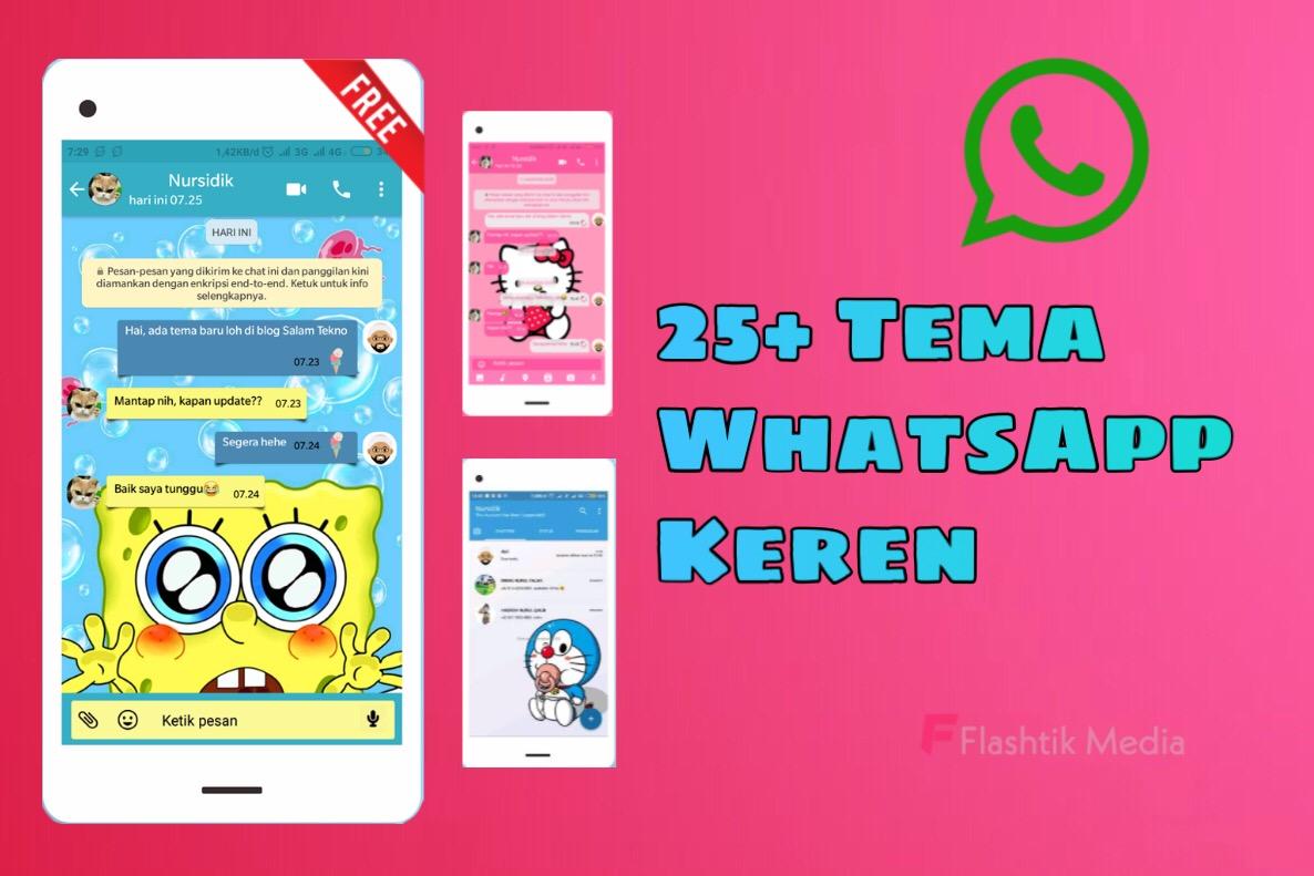 Tema WhatsApp Anime Kartun Terbaru