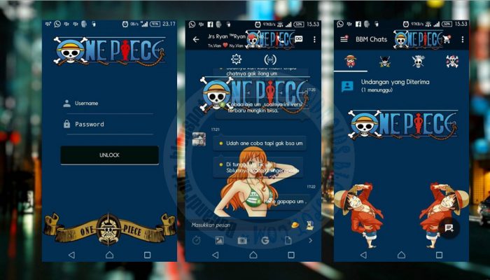 Tema WhatsApp Anime One Piece