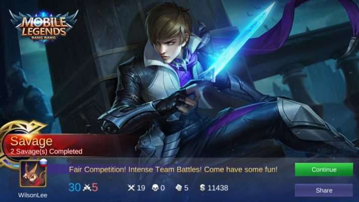 Tips MVP savage Mobile Legends