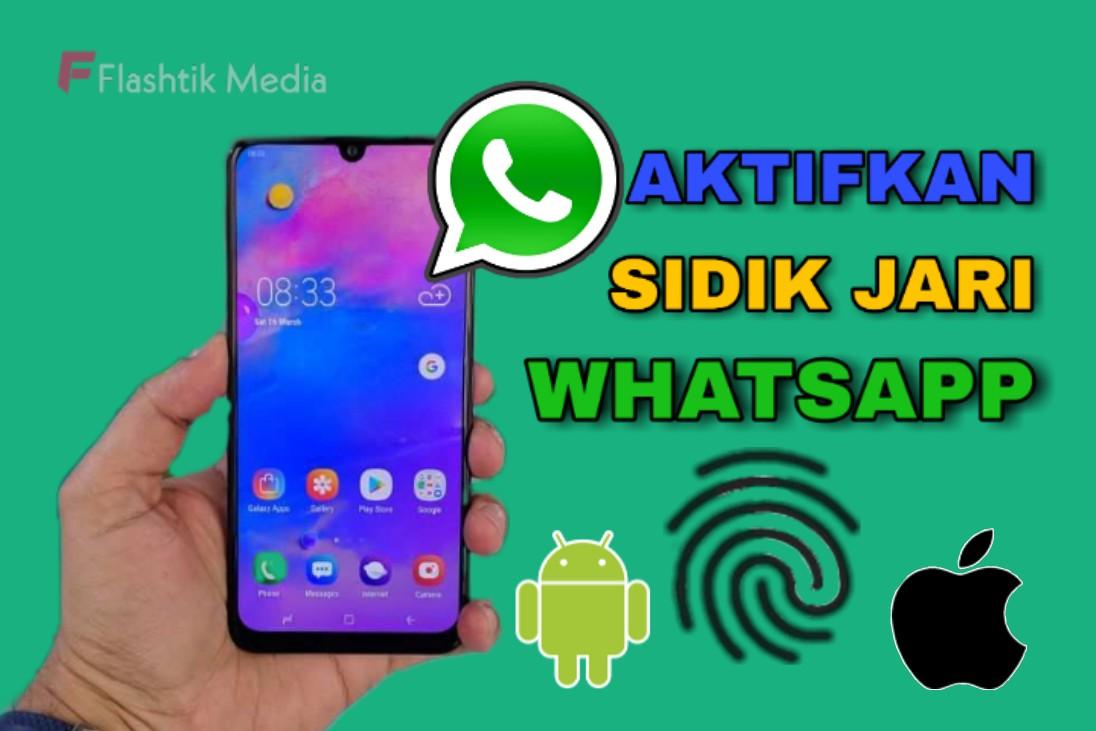 cara aktifkan sidik jari di whatsapp resmi