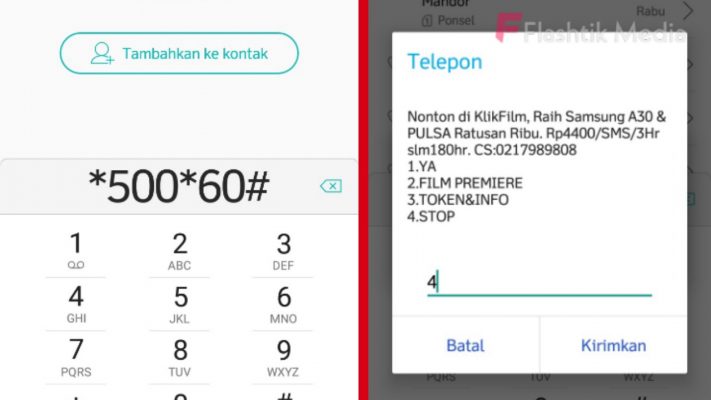 Cara Unreg Layanan Klikfilm Telkomsel