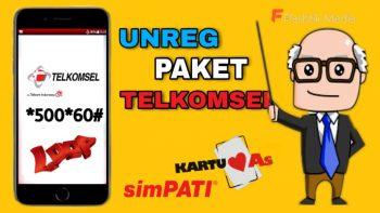 Begini Cara UNREG Paket Telkomsel Berlangganan Penyedot Pulsa