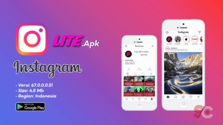 Trik download instagram lite playstore android