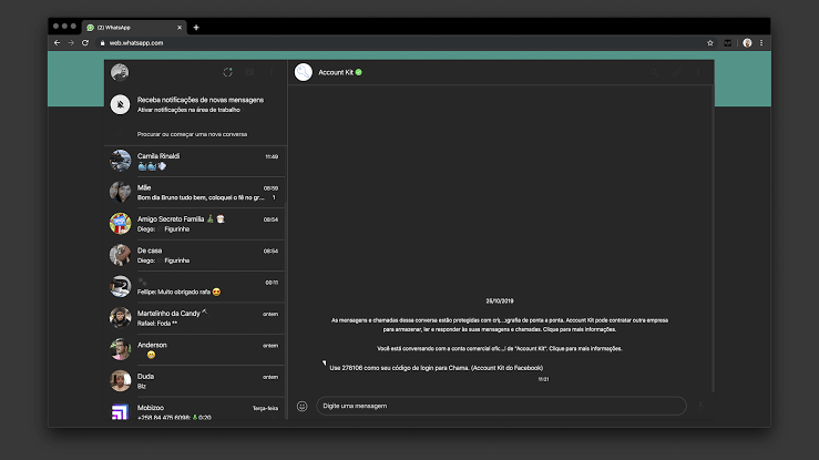 Tamilan Whatsapp Web Dark Mode