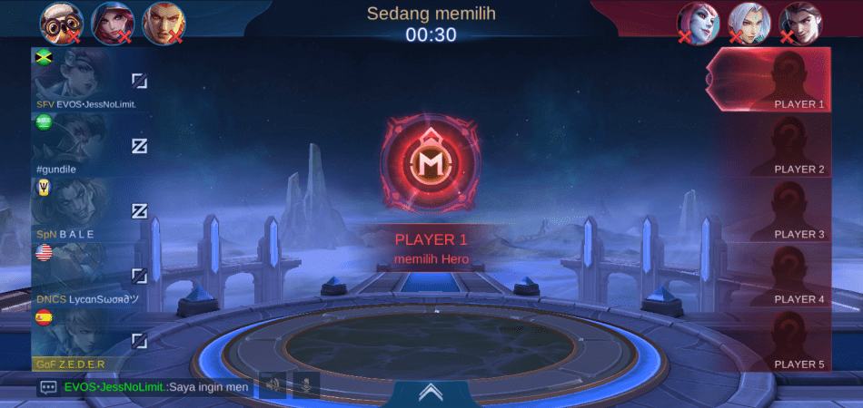 Ban hero mobile legends