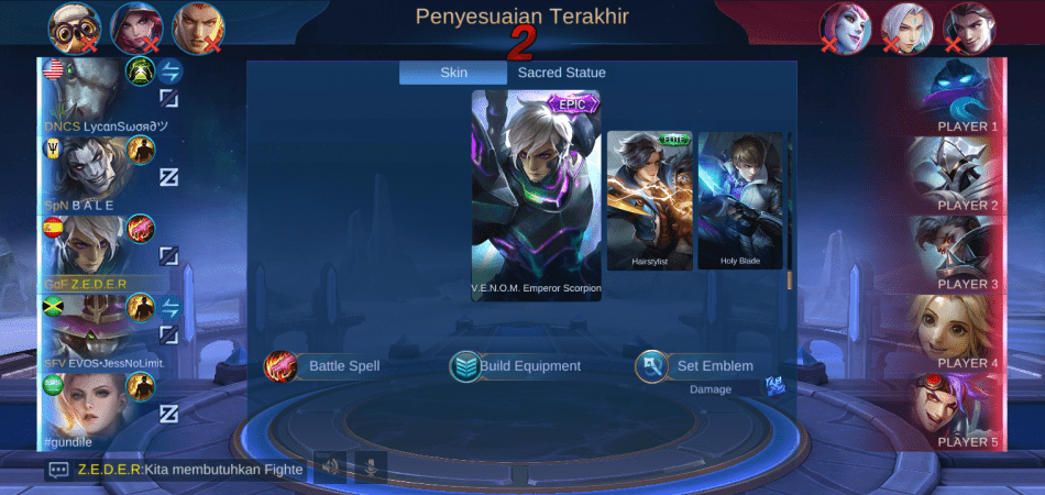 Draft Pick Hero Mobile Legends