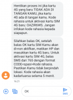 aktivasi upgrade Tri 4G