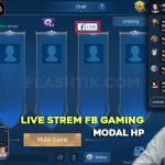 cara live stream facebook gaming di hp