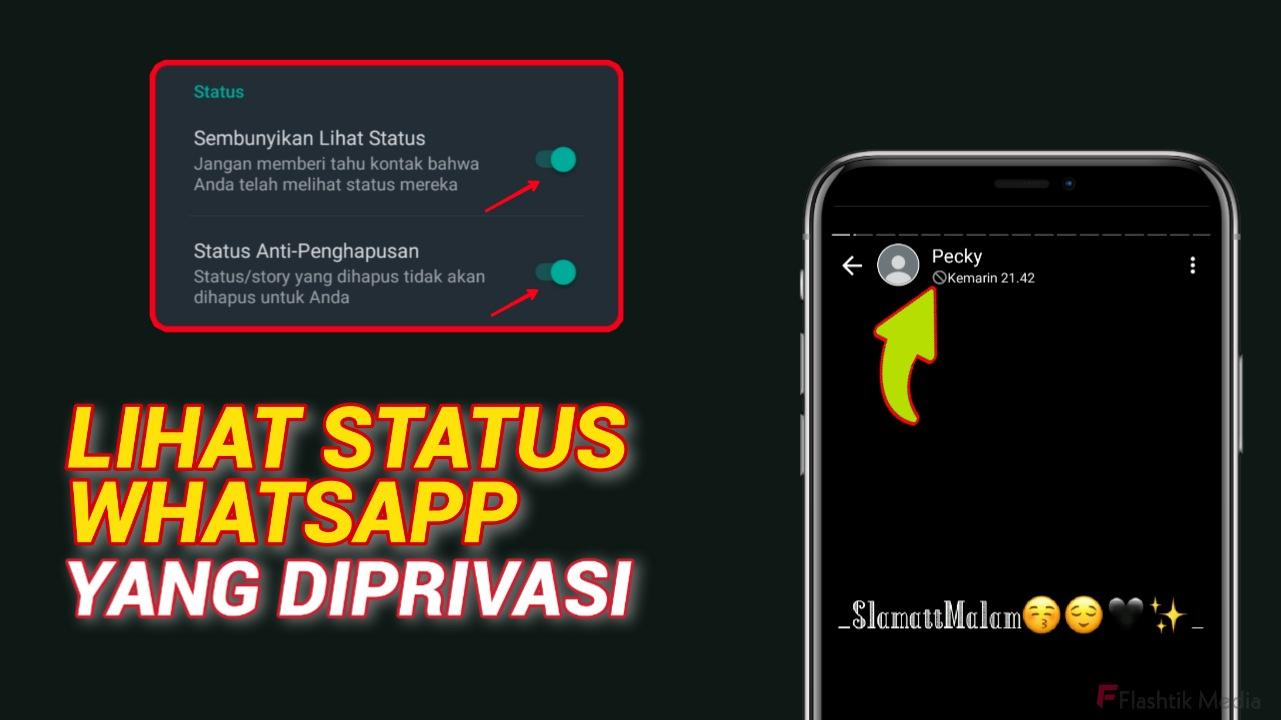 Lihat Status Whatsapp di Privasi