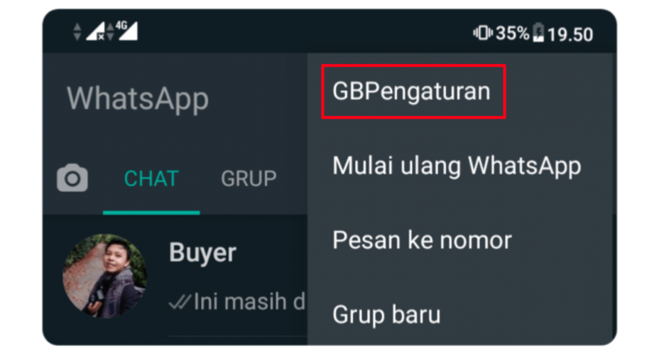 pengaturan story whatsapp