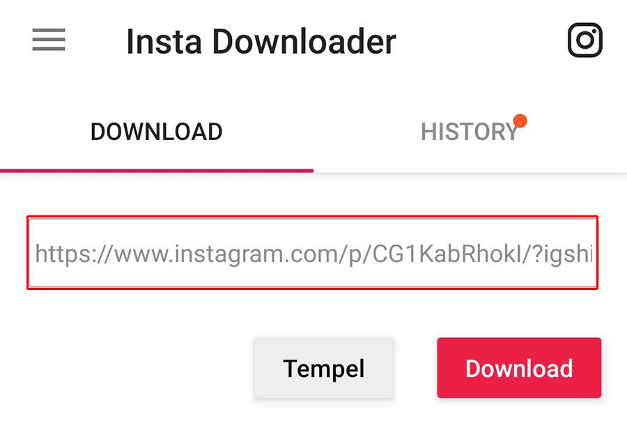 Cara Download Foto Instagram