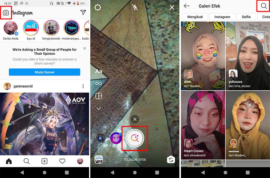 Cara Mendapatkan Filter IG Kau Mau Cari yang Bagaimana