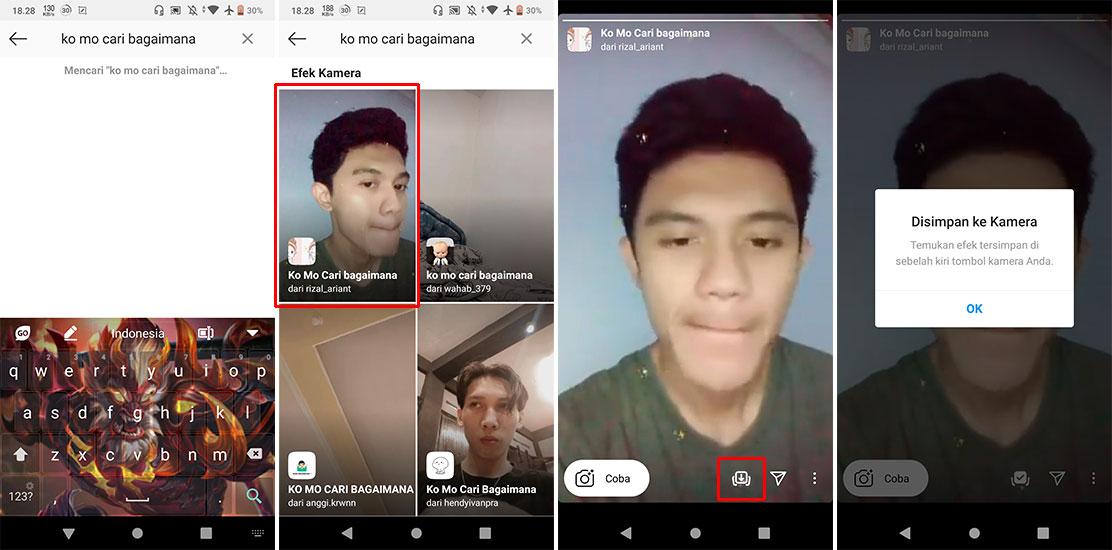 Cara Mendapatkan Filter IG Kau Mau Cari yang Bagaimana