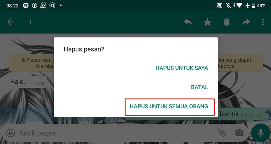 Cara Melihat Pesan Whatsapp Dihapus