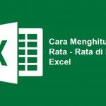 Cara Mencari Rata-Rata Microsoft Excel