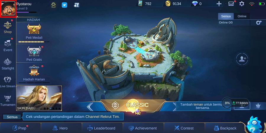 Cara Pindah Akun Mobile Legends