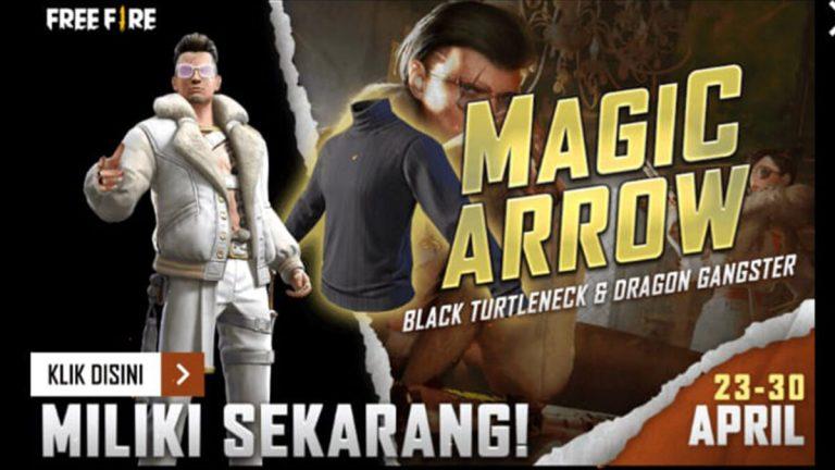 Black Turtleneck FF: Ini Cara Mendapatkan di Event Magic Arrow