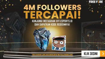 Kode Redeem 4m Followers: Dapatkan 2 Item Menarik Sekaligus!