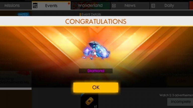 Harga Diamond di Event Less is More FF