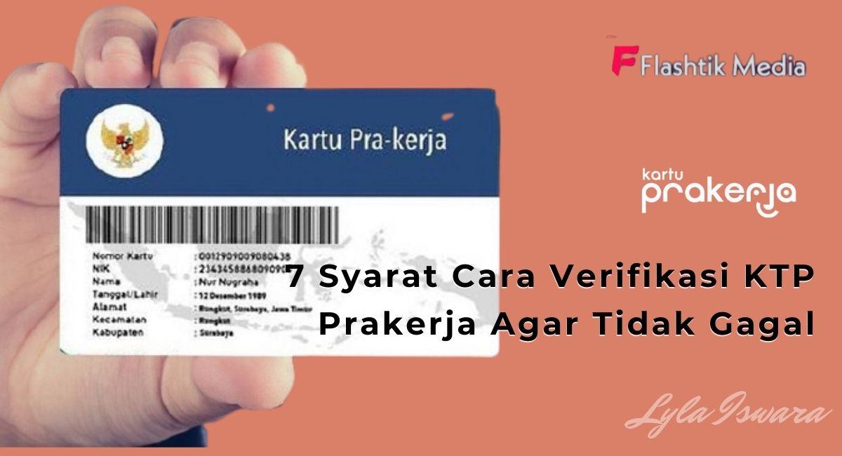 Tutorial Cara Verifikasi KTP Prakerja